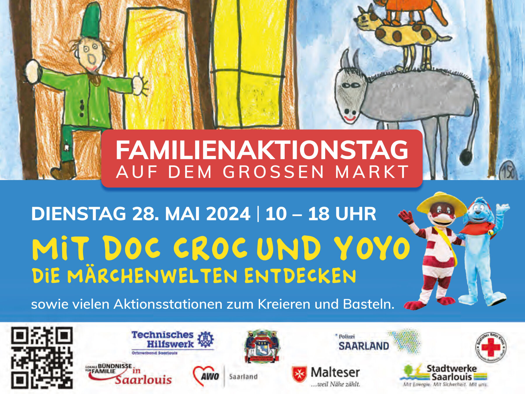 Plakat: Kreisstadt Saarlouis